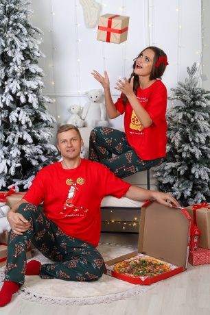 Костюм мужской Пиццайоло-4 красный