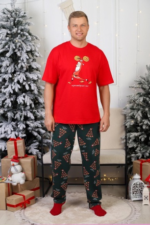 Костюм мужской Пиццайоло-4 красный