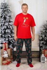 Костюм мужской Пиццайоло-4 красный