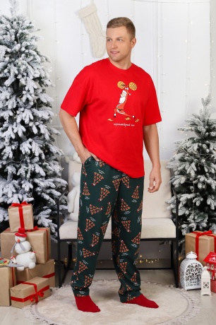 Костюм мужской Пиццайоло-4 красный