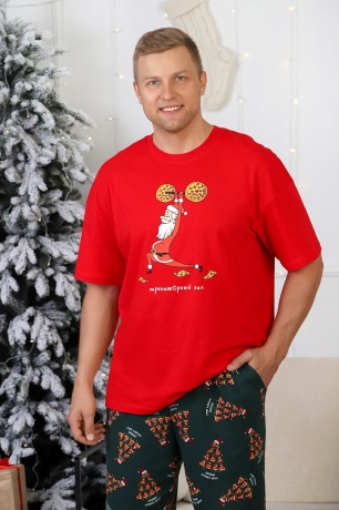 Костюм мужской Пиццайоло-4 красный