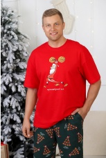 Костюм мужской Пиццайоло-4 красный