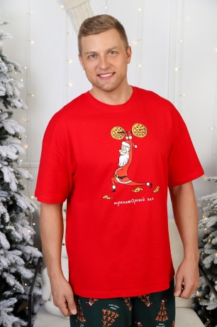 Костюм мужской Пиццайоло-4 красный