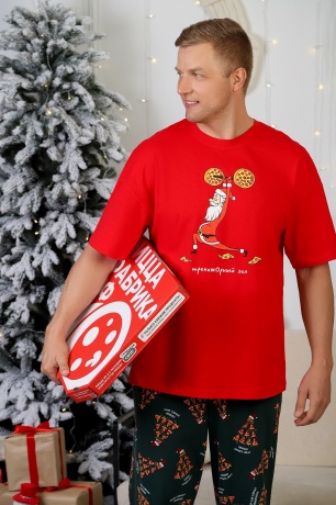 Костюм мужской Пиццайоло-4 красный