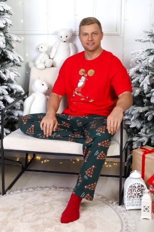 Костюм мужской Пиццайоло-4 красный