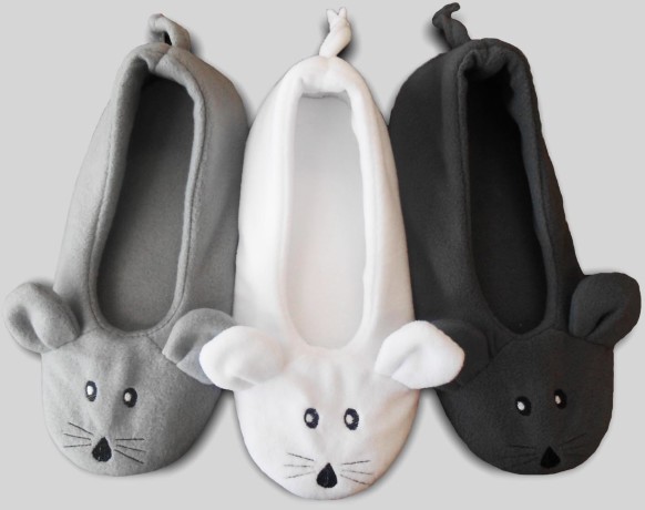 Детские тапочки-балетки "Мышки"