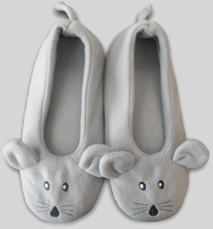 Детские тапочки-балетки "Мышки"