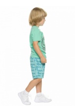 Шорты купальные для мальчика &quot;Новая волна&quot;, ментол (рост 98-116)
