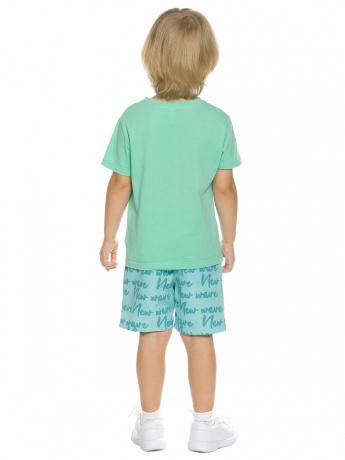 Шорты купальные для мальчика "Новая волна", ментол (рост 98-116)