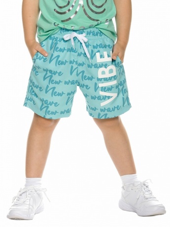 Шорты купальные для мальчика "Новая волна", ментол (рост 98-116)