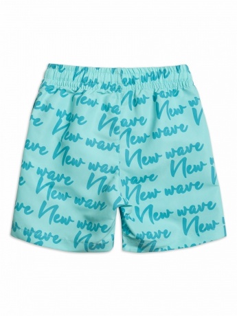 Шорты купальные для мальчика "Новая волна", ментол (рост 98-116)