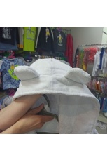 Махровый халат белый с вышивкой &quot;Любимая&quot;