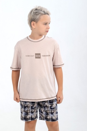 Костюм для мальчика Реал-2 бежевый