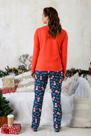 Женская пижама в стиле family look "Крис-2"