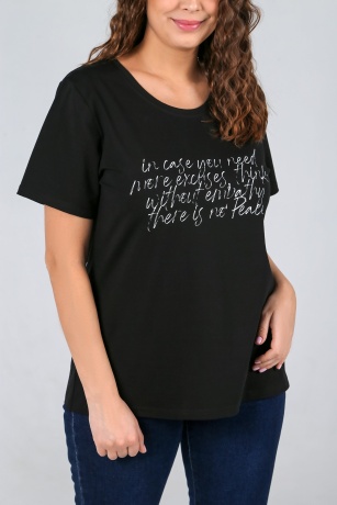 Футболка женская Эдит черный