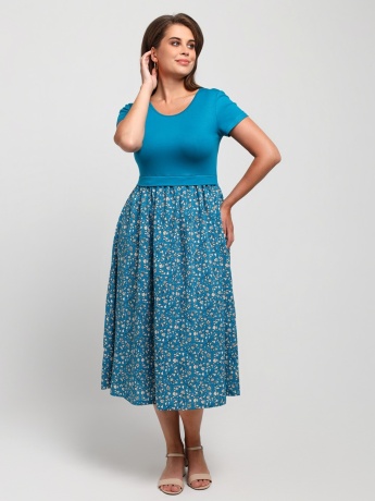 Платье женское Кассандра-2 бирюзовый