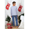 Пижама для мальчика в стиле family look "Вай-фай-1"