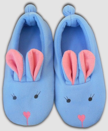 Женские тапочки-балетки "Зайки"