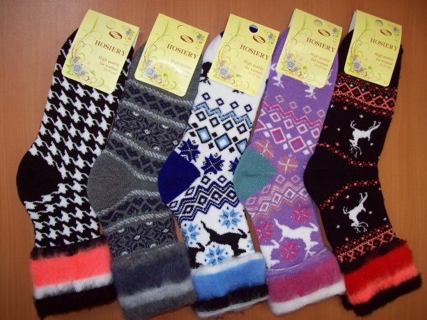 Женские ворсованные носки 7151