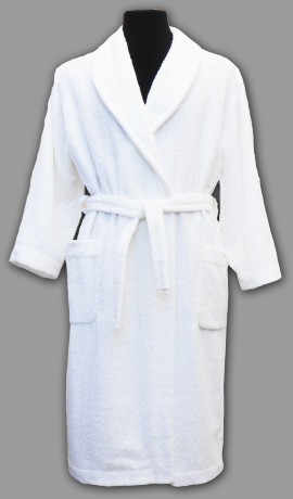 Халат махровый белый