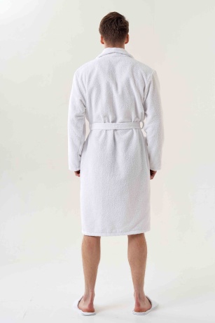 Халат махровый белый