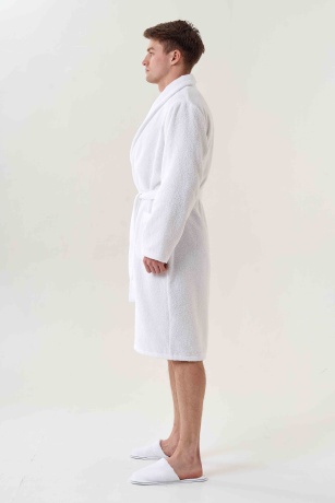 Халат махровый белый