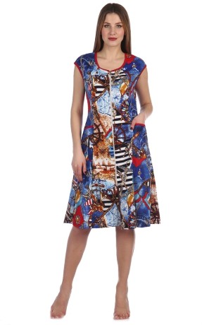 Халат женский Морской