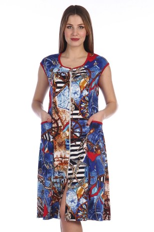 Халат женский Морской