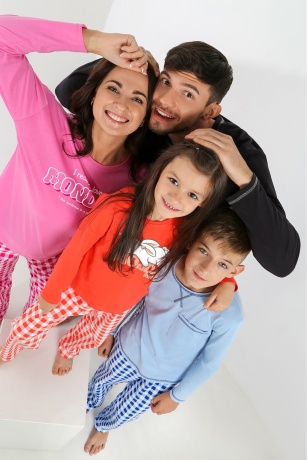 Пижама для девочки Пиксель-1