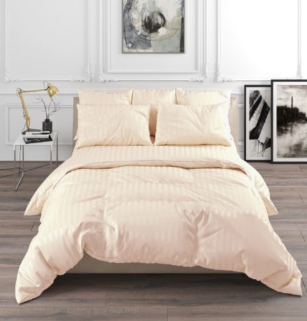 Постельное белье из страйп-сатина СС-024