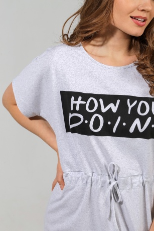 Платье-туника удлиненное женское Лонган