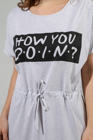 Платье-туника удлиненное женское Лонган