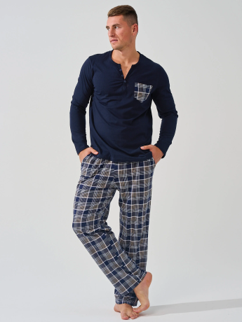 Мужская пижама Горец (чернильный)