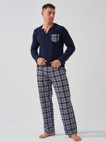 Мужская пижама Горец (чернильный)