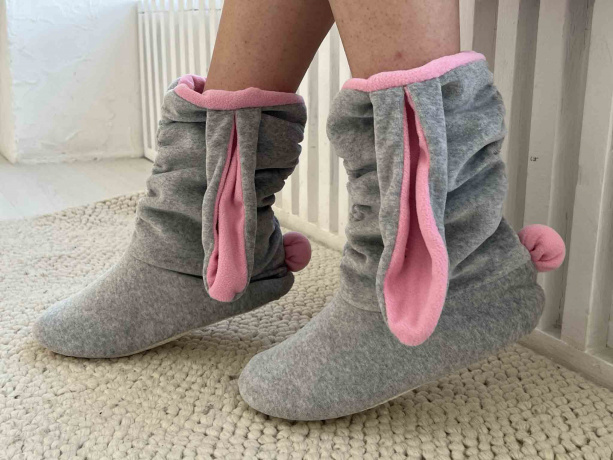 Женские угги флис Зайки