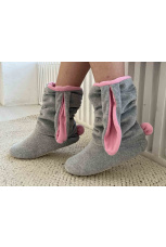 Женские угги флис Зайки