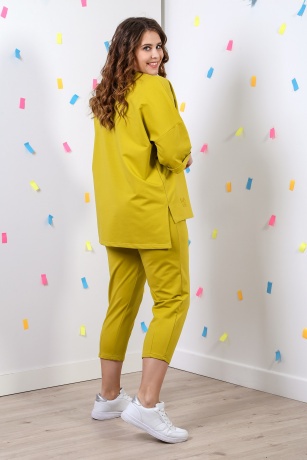 Костюм женский Рейв горчица