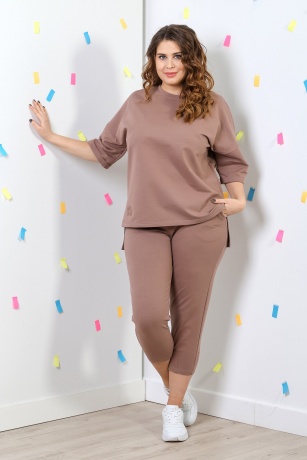 Костюм женский Рейв кофе