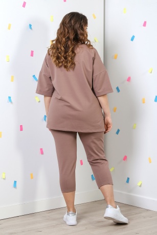 Костюм женский Рейв кофе