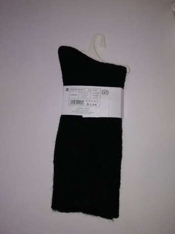 Женские носки высокие из шерсти с узорами