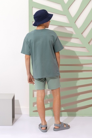 Футболка для мальчика Хоп-1 олива