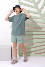 Футболка для мальчика Хоп-1 олива