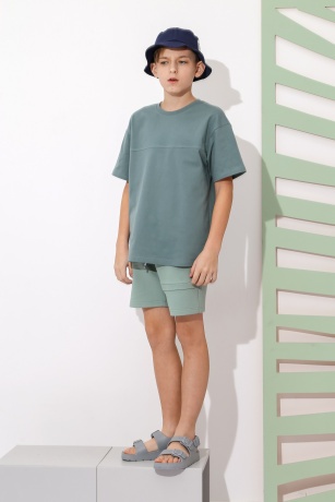 Футболка для мальчика Хоп-1 олива