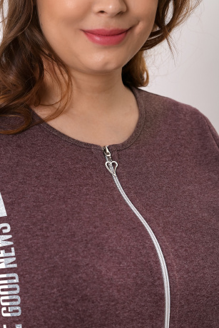 Халат женский Тефия (шоколад)