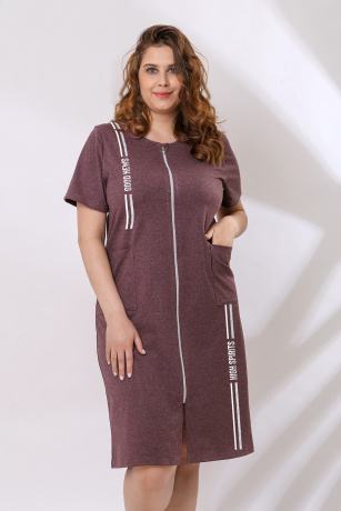 Халат женский Тефия (шоколад)