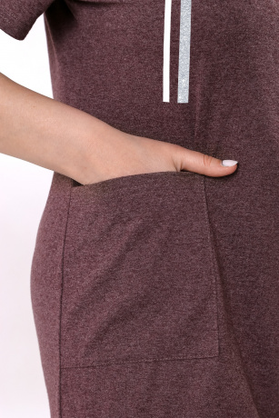 Халат женский Тефия (шоколад)