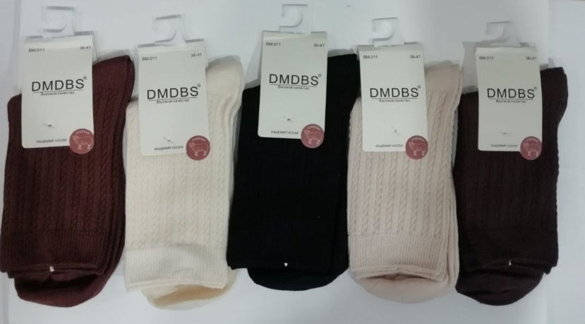 Женские носки BM-011, кашемир, с узором