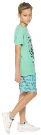 Шорты купальные для мальчика "Новая волна", ментол (рост 122-146)