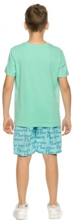 Шорты купальные для мальчика "Новая волна", ментол (рост 122-146)