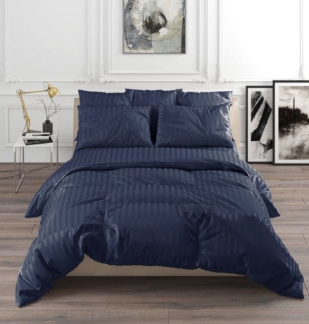 Постельное белье из страйп-сатина СС-025